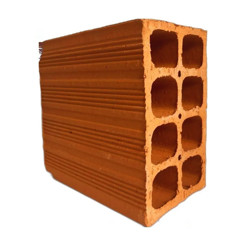 Tijolo de 11,5 × 19 × 19 cm, 8 furos